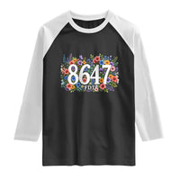 86 47 Floral Boho Style Raglan Shirt Subtle FDT