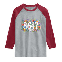 86 47 Floral Boho Style Raglan Shirt Subtle FDT