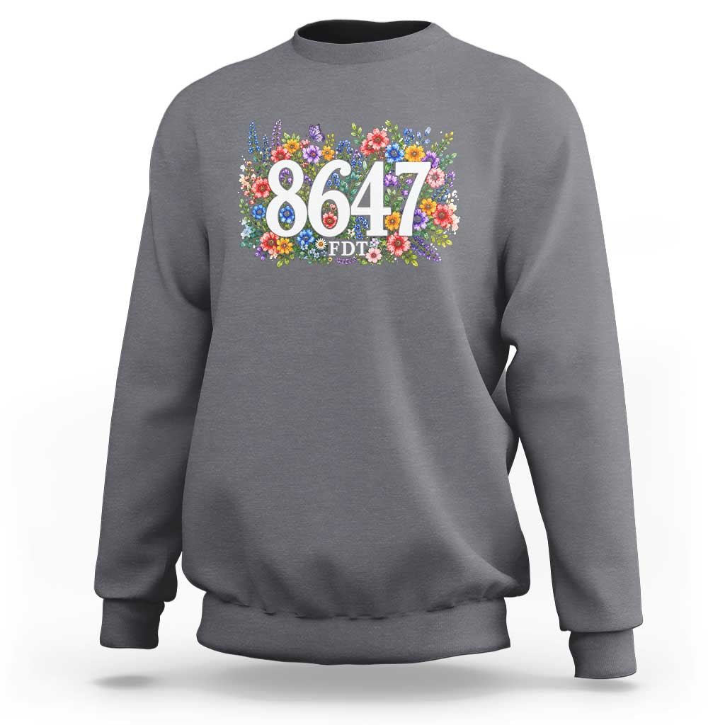 86 47 Floral Boho Style Sweatshirt Subtle FDT