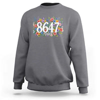 86 47 Floral Boho Style Sweatshirt Subtle FDT