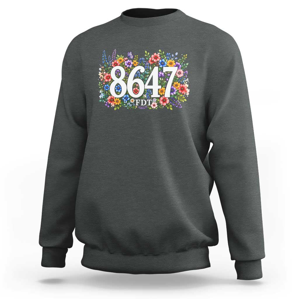 86 47 Floral Boho Style Sweatshirt Subtle FDT