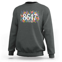 86 47 Floral Boho Style Sweatshirt Subtle FDT