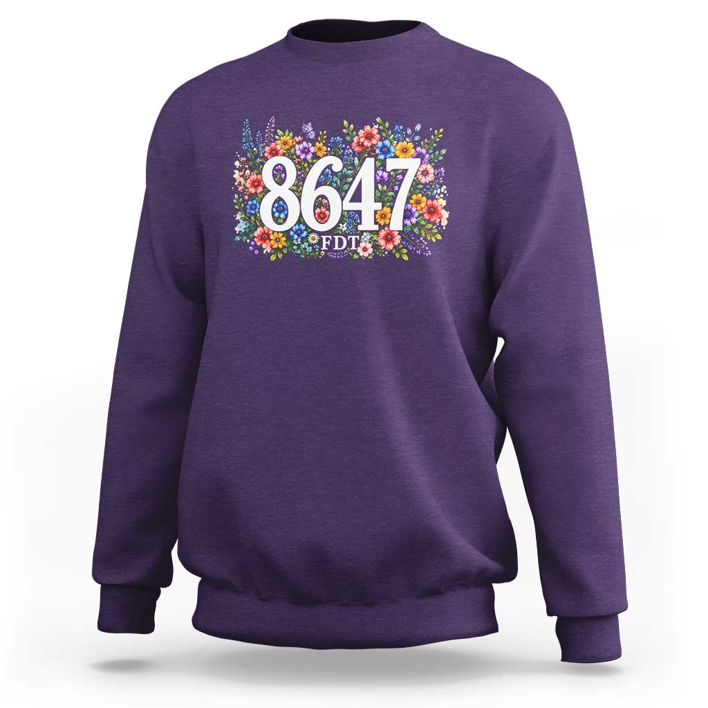 86 47 Floral Boho Style Sweatshirt Subtle FDT