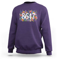 86 47 Floral Boho Style Sweatshirt Subtle FDT