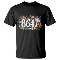 86 47 Floral Boho Style T Shirt Subtle FDT