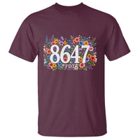 86 47 Floral Boho Style T Shirt Subtle FDT