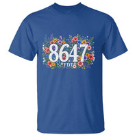 86 47 Floral Boho Style T Shirt Subtle FDT
