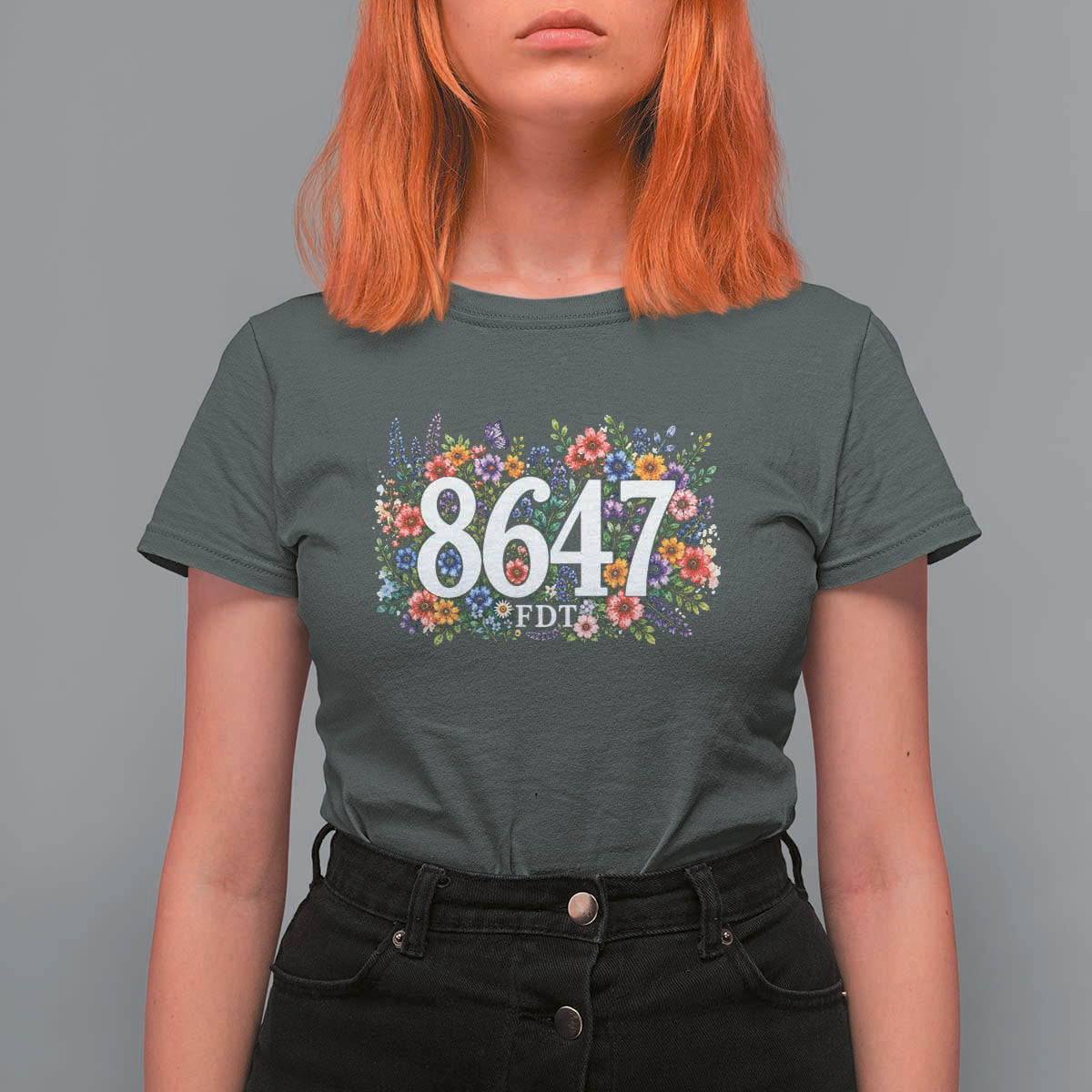 86 47 Floral Boho Style T Shirt For Women Subtle FDT
