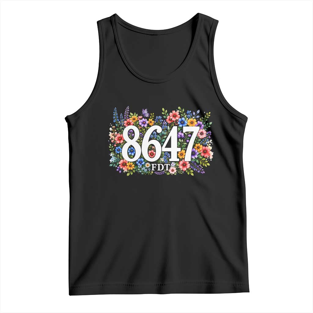 86 47 Floral Boho Style Tank Top Subtle FDT