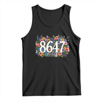86 47 Floral Boho Style Tank Top Subtle FDT