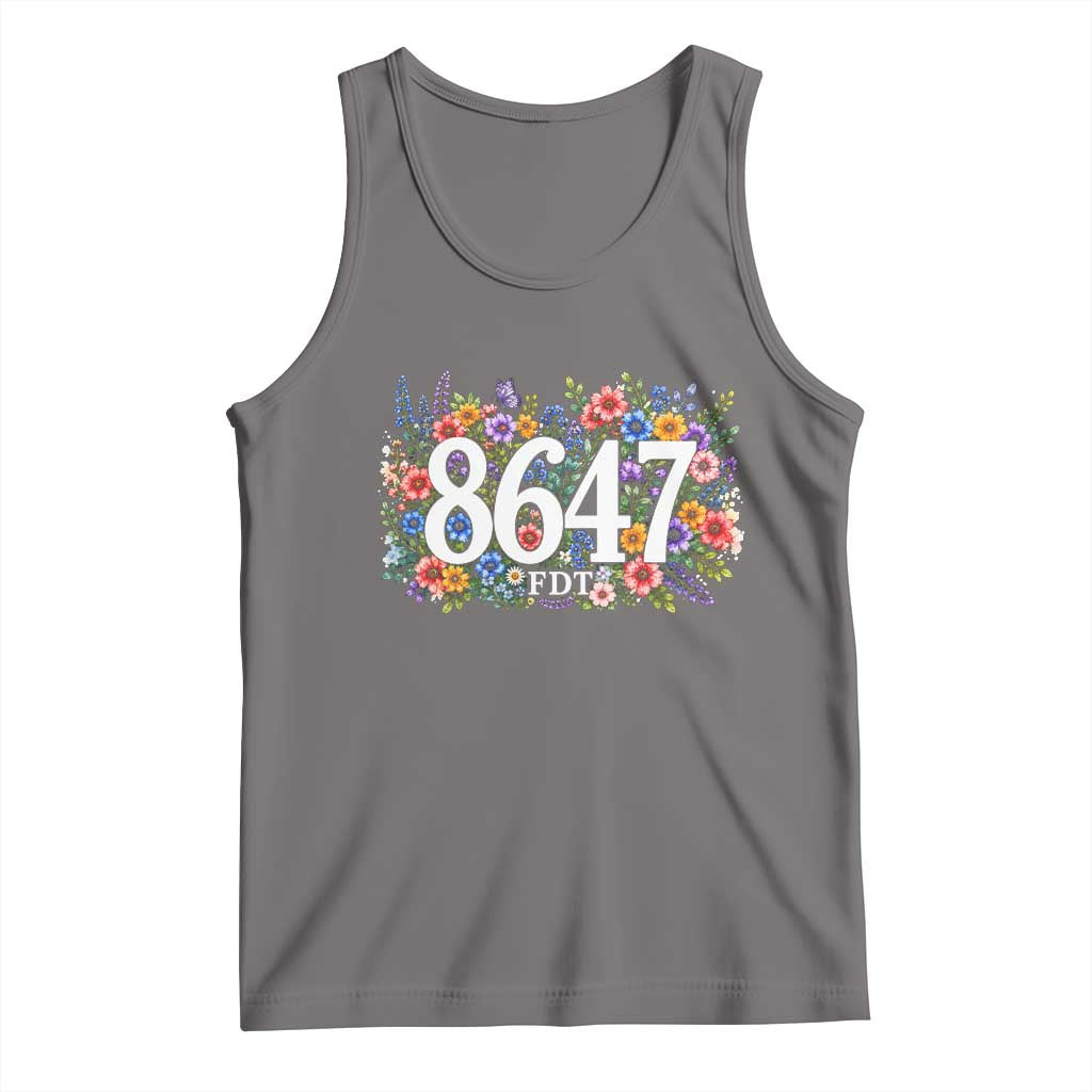 86 47 Floral Boho Style Tank Top Subtle FDT