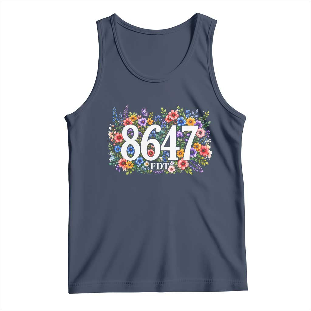86 47 Floral Boho Style Tank Top Subtle FDT