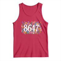 86 47 Floral Boho Style Tank Top Subtle FDT