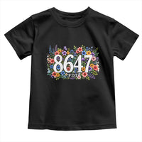 86 47 Floral Boho Style Toddler T Shirt Subtle FDT