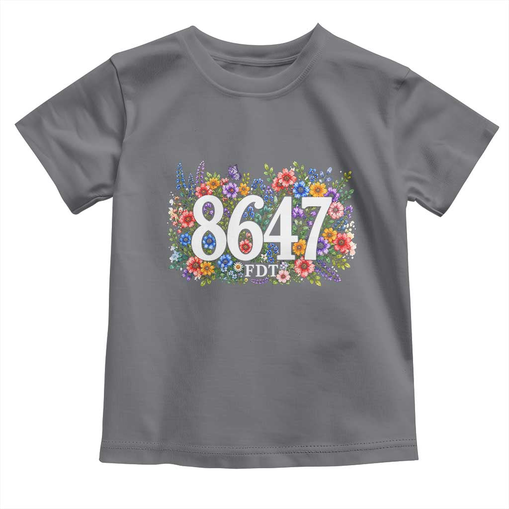 86 47 Floral Boho Style Toddler T Shirt Subtle FDT