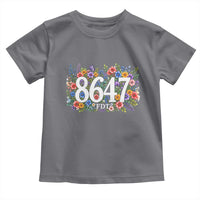 86 47 Floral Boho Style Toddler T Shirt Subtle FDT