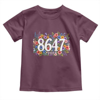 86 47 Floral Boho Style Toddler T Shirt Subtle FDT
