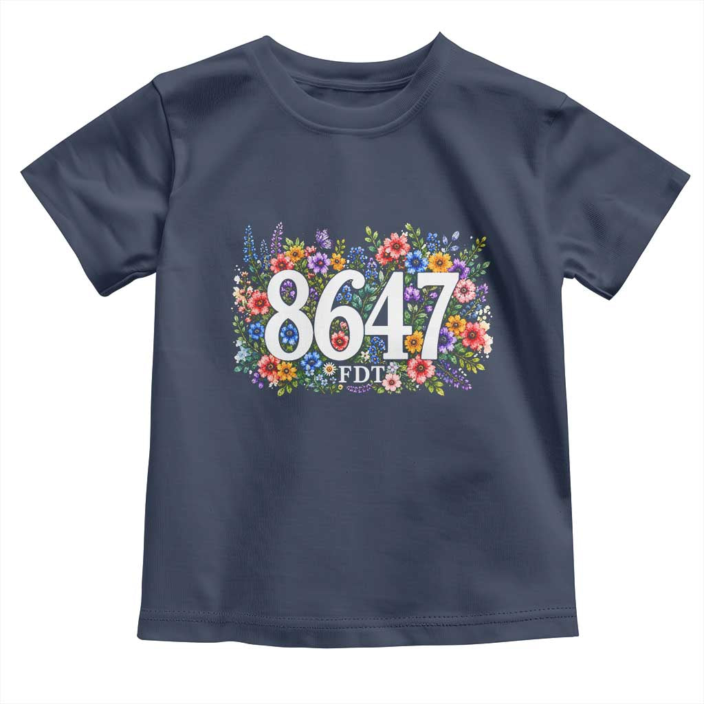 86 47 Floral Boho Style Toddler T Shirt Subtle FDT