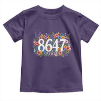86 47 Floral Boho Style Toddler T Shirt Subtle FDT