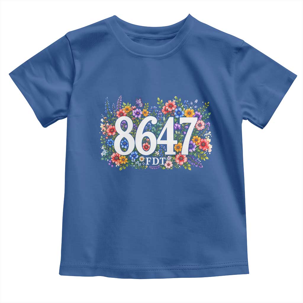 86 47 Floral Boho Style Toddler T Shirt Subtle FDT