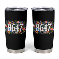 86 47 Floral Boho Style Tumbler Cup Subtle FDT