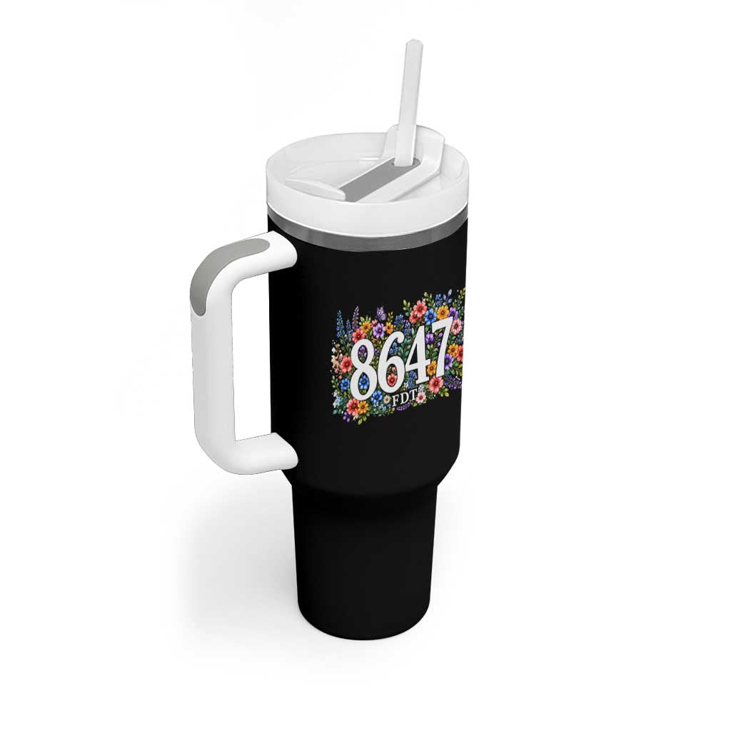 86 47 Floral Boho Style Tumbler With Handle Subtle FDT