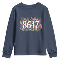 86 47 Floral Boho Style Youth Sweatshirt Subtle FDT