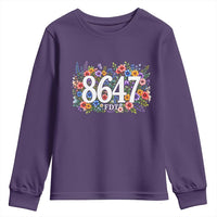 86 47 Floral Boho Style Youth Sweatshirt Subtle FDT