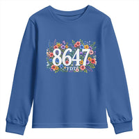 86 47 Floral Boho Style Youth Sweatshirt Subtle FDT