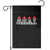 86 47 Subtle Anti FDT Garden Flag Funny Skeleton Wearing Hat Sarcastic Political