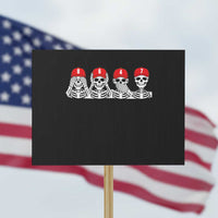 86 47 Subtle Anti FDT Protest Sign Funny Skeleton Wearing Hat Sarcastic Political