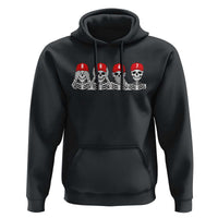 86 47 Subtle Anti FDT Hoodie Funny Skeleton Wearing Hat Sarcastic Political