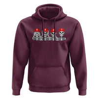 86 47 Subtle Anti FDT Hoodie Funny Skeleton Wearing Hat Sarcastic Political