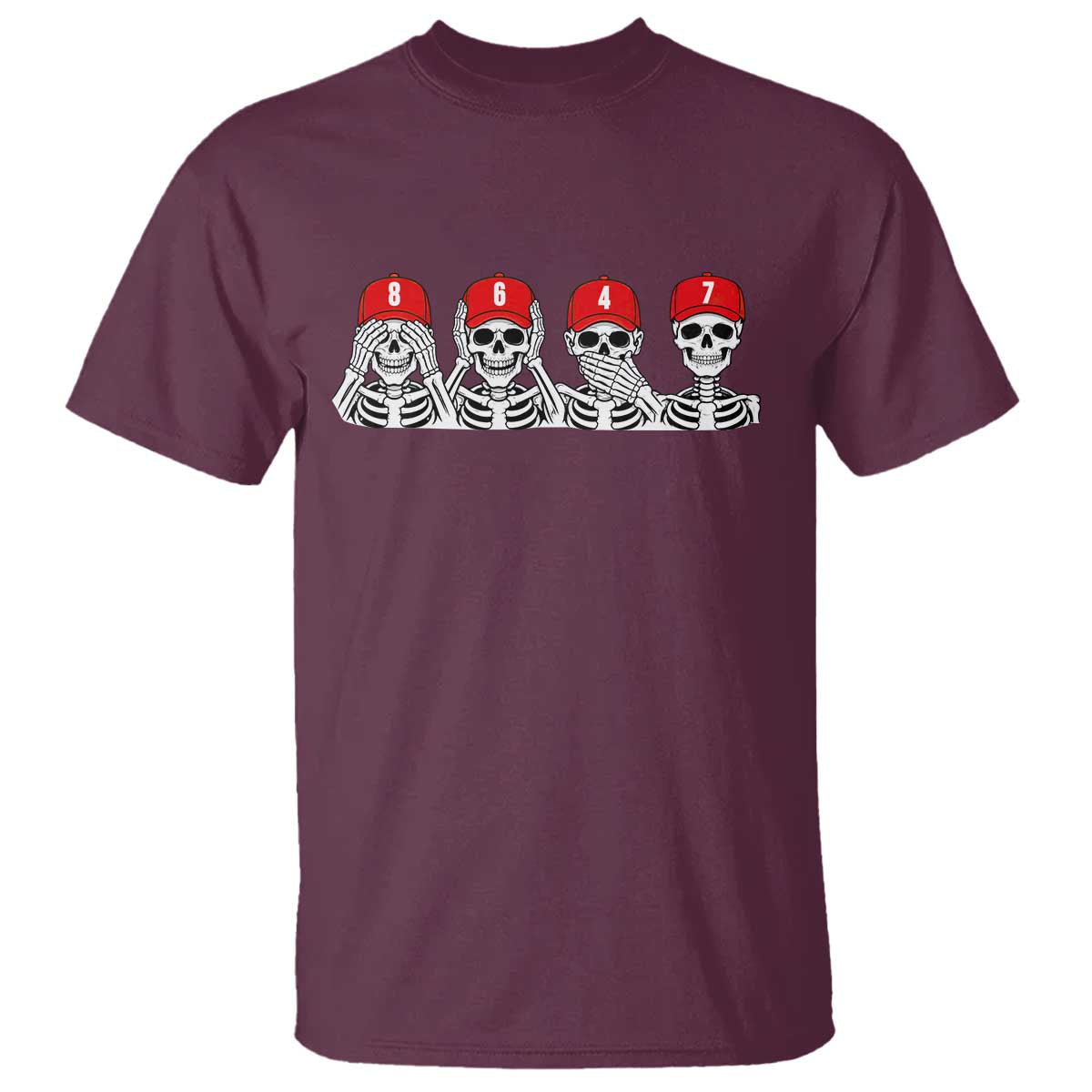 86 47 Subtle Anti FDT T Shirt Funny Skeleton Wearing Hat Sarcastic Political