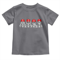86 47 Subtle Anti FDT Toddler T Shirt Funny Skeleton Wearing Hat Sarcastic Political