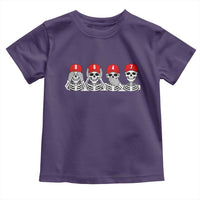 86 47 Subtle Anti FDT Toddler T Shirt Funny Skeleton Wearing Hat Sarcastic Political