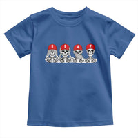 86 47 Subtle Anti FDT Toddler T Shirt Funny Skeleton Wearing Hat Sarcastic Political