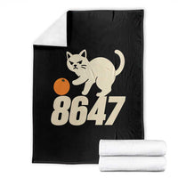 8647 FDT Throw Blanket Funny Cat Political Meme
