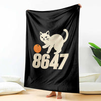 8647 FDT Throw Blanket Funny Cat Political Meme