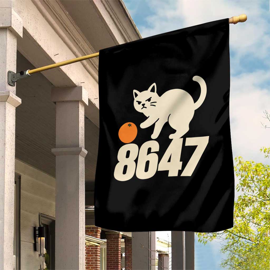 8647 FDT Garden Flag Funny Cat Political Meme