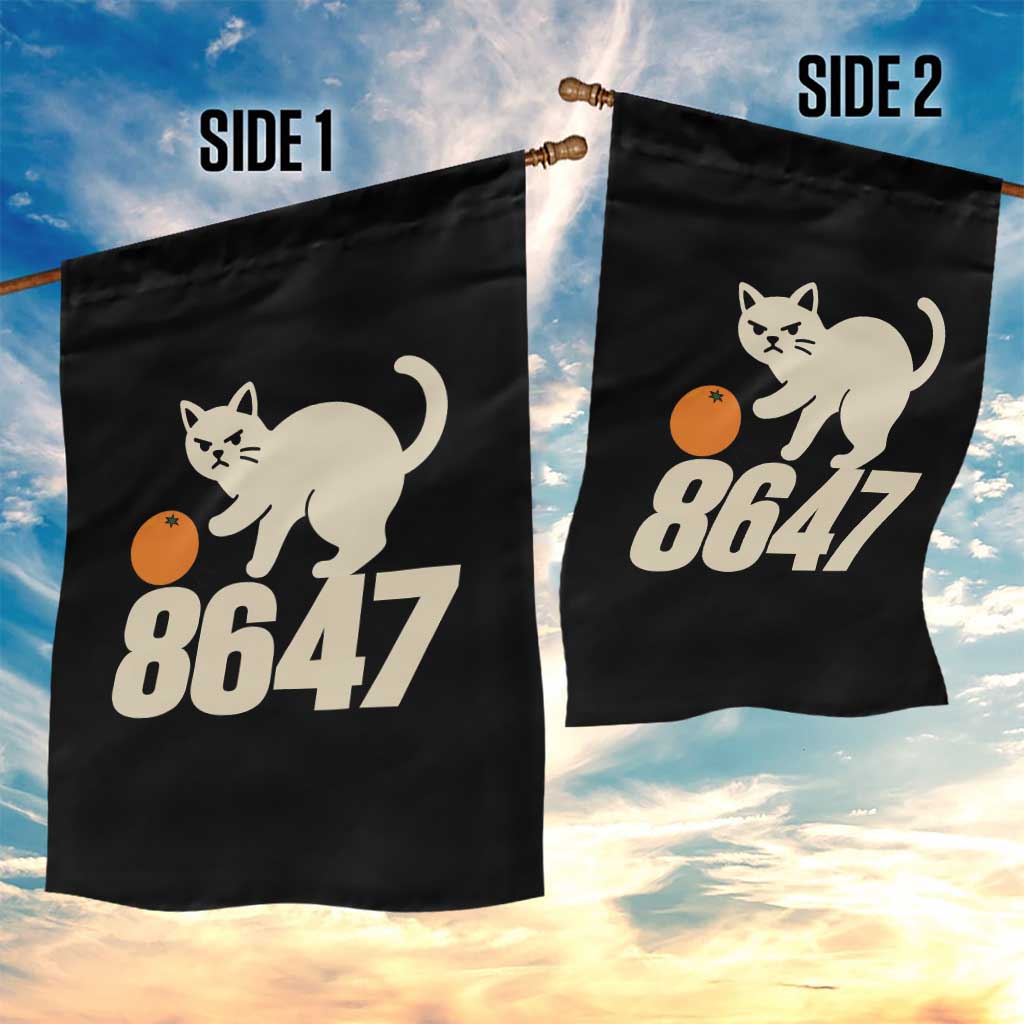 8647 FDT Garden Flag Funny Cat Political Meme