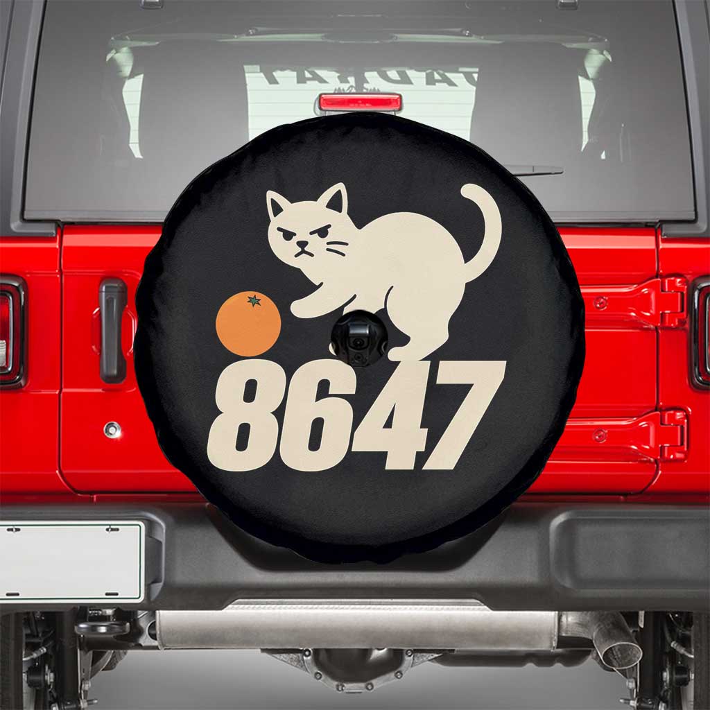 8647 FDT Spare Tire Cover Funny Cat Political Meme