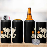 8647 FDT 4 in 1 Can Cooler Tumbler Funny Cat Political Meme