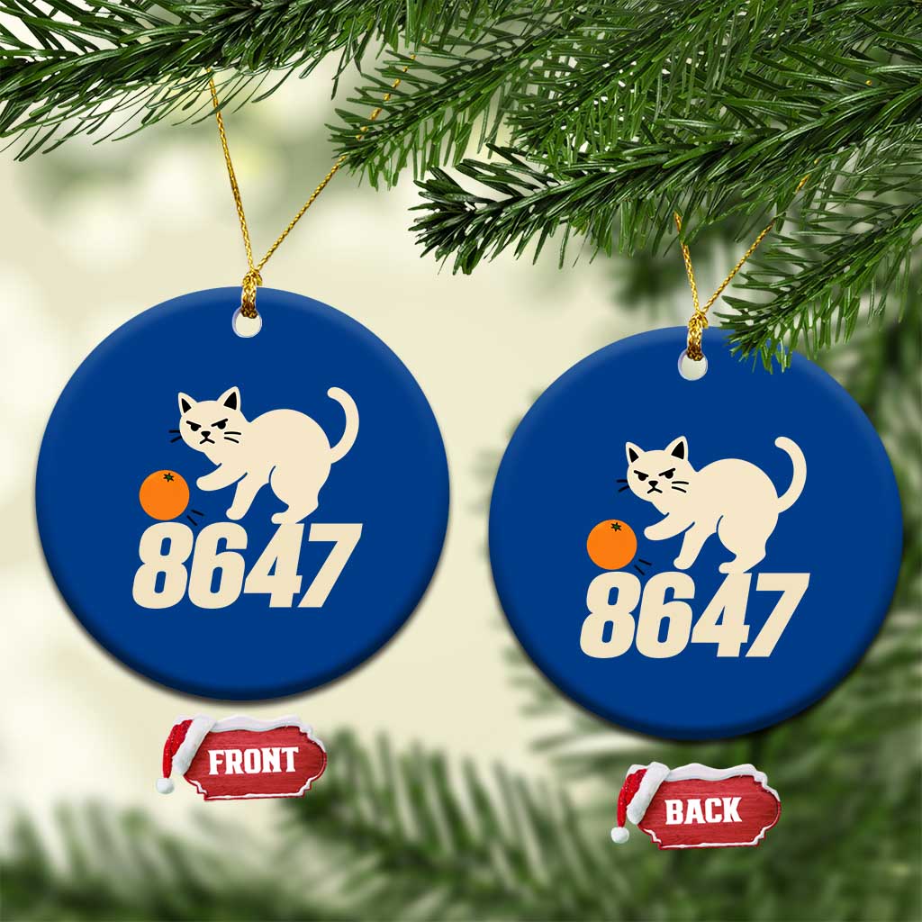 8647 FDT Ceramic Ornament Funny Cat Political Meme