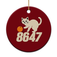 8647 FDT Ceramic Ornament Funny Cat Political Meme