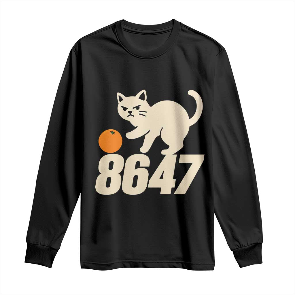 8647 FDT Long Sleeve Shirt Funny Cat Political Meme