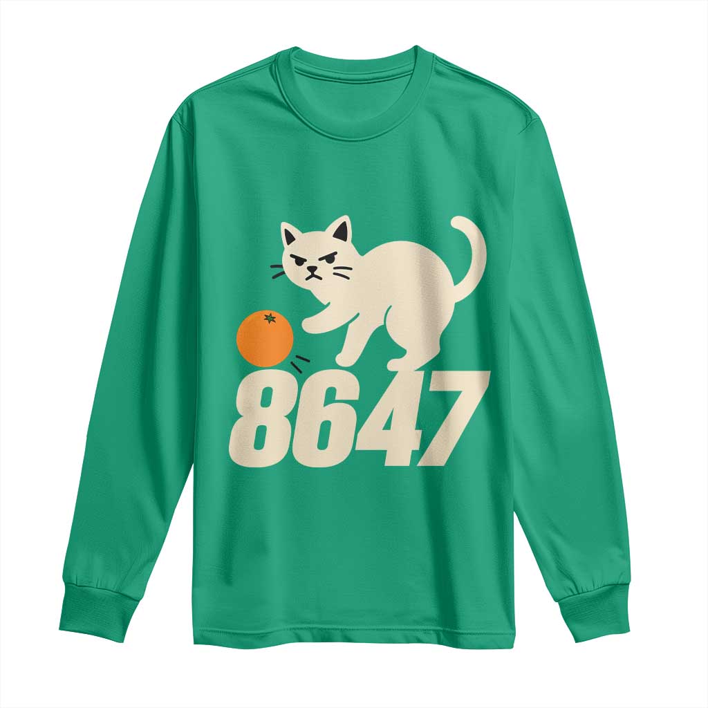 8647 FDT Long Sleeve Shirt Funny Cat Political Meme