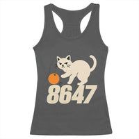 8647 FDT Racerback Tank Top Funny Cat Political Meme
