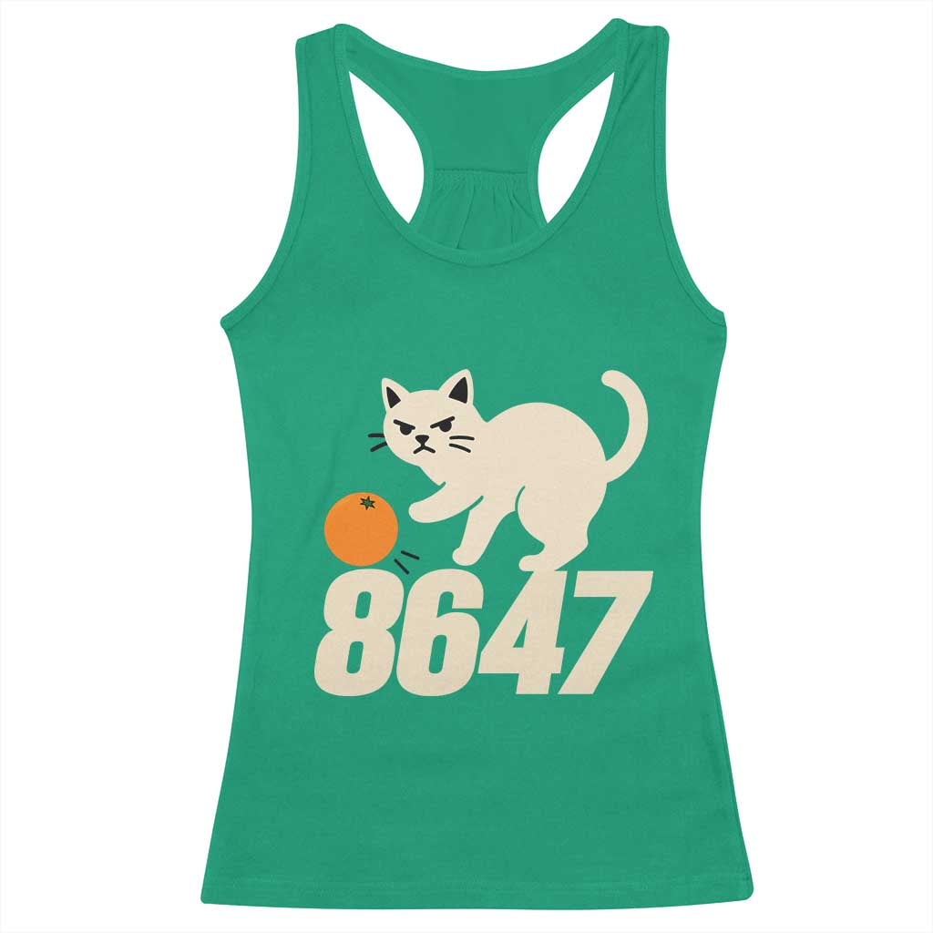 8647 FDT Racerback Tank Top Funny Cat Political Meme