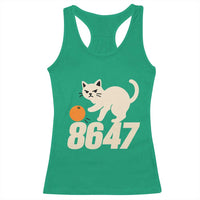 8647 FDT Racerback Tank Top Funny Cat Political Meme